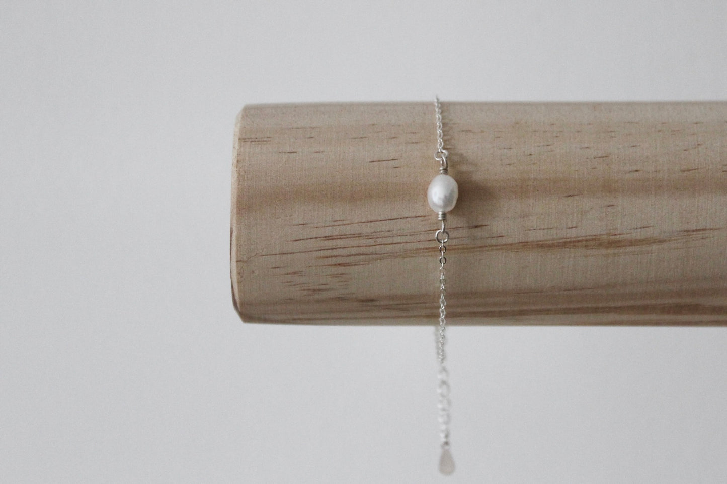 FRESHWATER PEARL silver bracelet