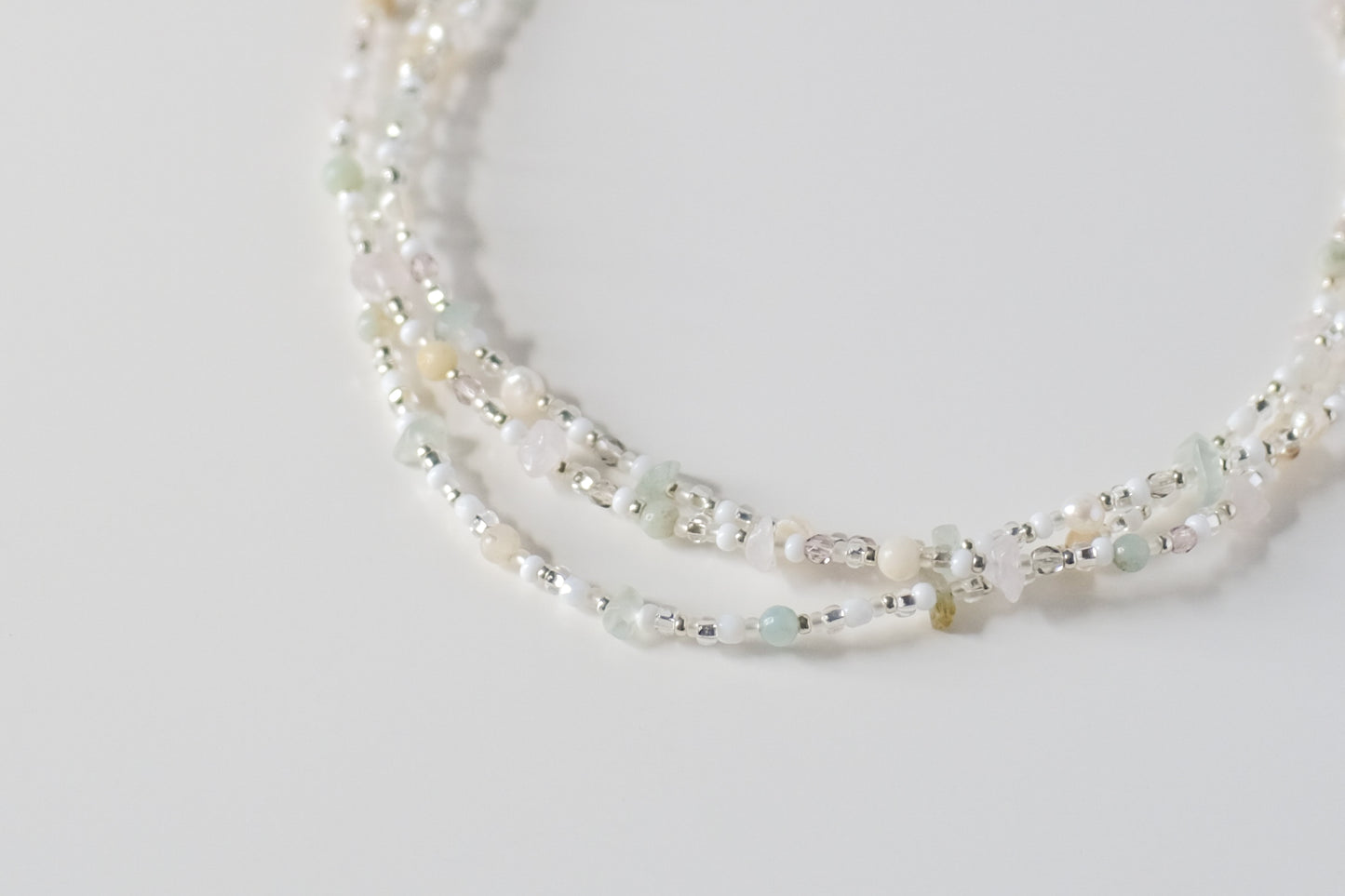 GEMSTONE beaded necklace